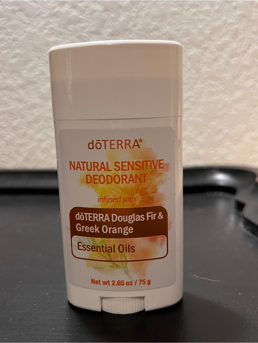 doTERRA Natural Sensitive Deodorant Douglas Fir & Greek Orange 2.65 New Opened